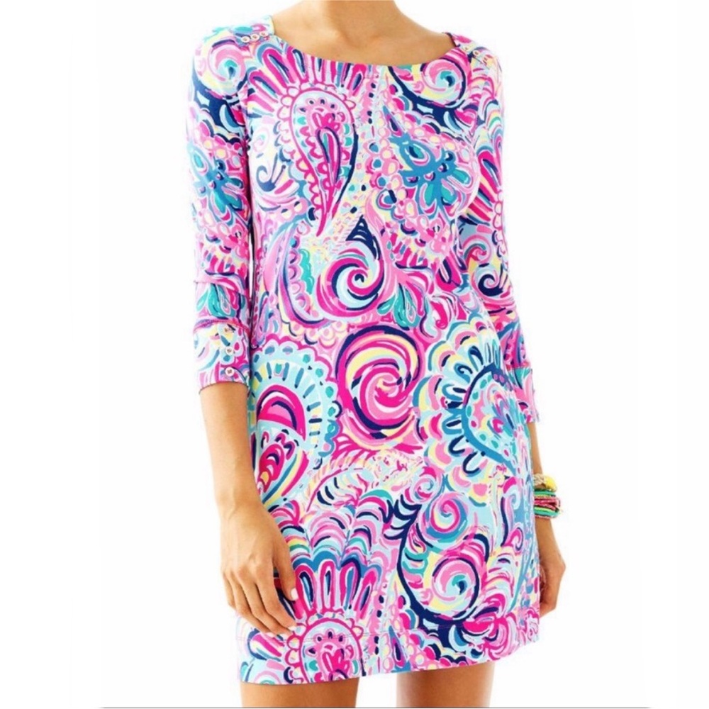 Lilly Pulitzer Sophie Dress in Psychedelic Sunshine, XS